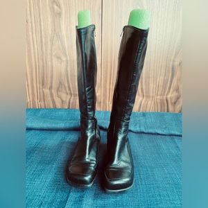 Fluevog Knee High Black Boot